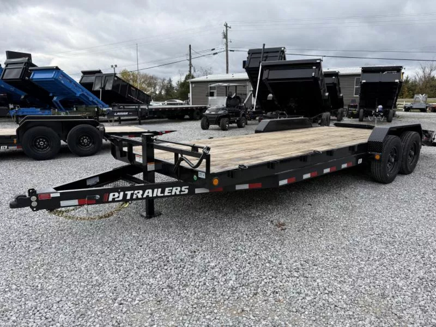 New 2026 PJ Trailers 7X22 EQUIPMENT TRAILER 16K GVWR (MEGA RAMPS) Equipment Trailer