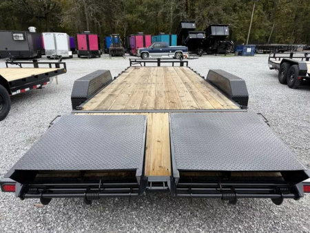 New 2026 PJ Trailers 7X22 EQUIPMENT TRAILER 16K GVWR (MEGA RAMPS) Equipment Trailer