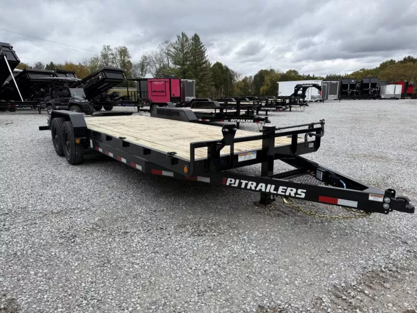 New 2026 PJ Trailers 7X22 EQUIPMENT TRAILER 16K GVWR (MEGA RAMPS) Equipment Trailer