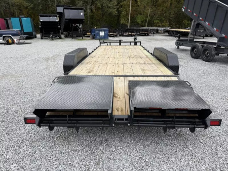 New 2026 PJ Trailers 7X22 EQUIPMENT TRAILER 16K GVWR (MEGA RAMPS) Equipment Trailer