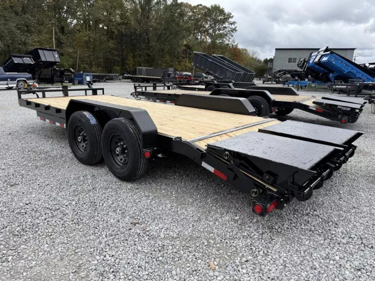 New 2026 PJ Trailers 7X20 EQUIPMENT TRAILER 14K GVWR (MEGA RAMPS) Equipment Trailer
