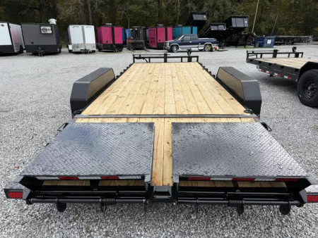 New 2026 PJ Trailers 7X20 EQUIPMENT TRAILER 14K GVWR (MEGA RAMPS) Equipment Trailer
