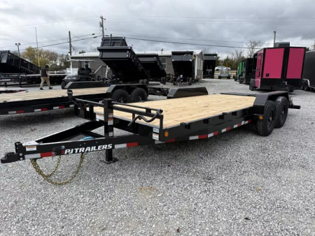 New 2026 PJ Trailers 7X20 EQUIPMENT TRAILER 14K GVWR (MEGA RAMPS) Equipment Trailer