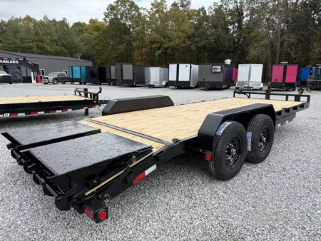 New 2026 PJ Trailers 7X20 EQUIPMENT TRAILER 14K GVWR (MEGA RAMPS) Equipment Trailer
