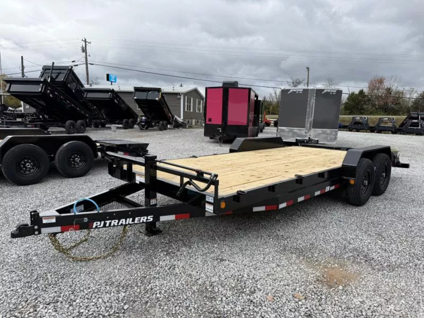 New 2026 PJ Trailers 7X20 EQUIPMENT TRAILER 14K GVWR (MEGA RAMPS) Equipment Trailer