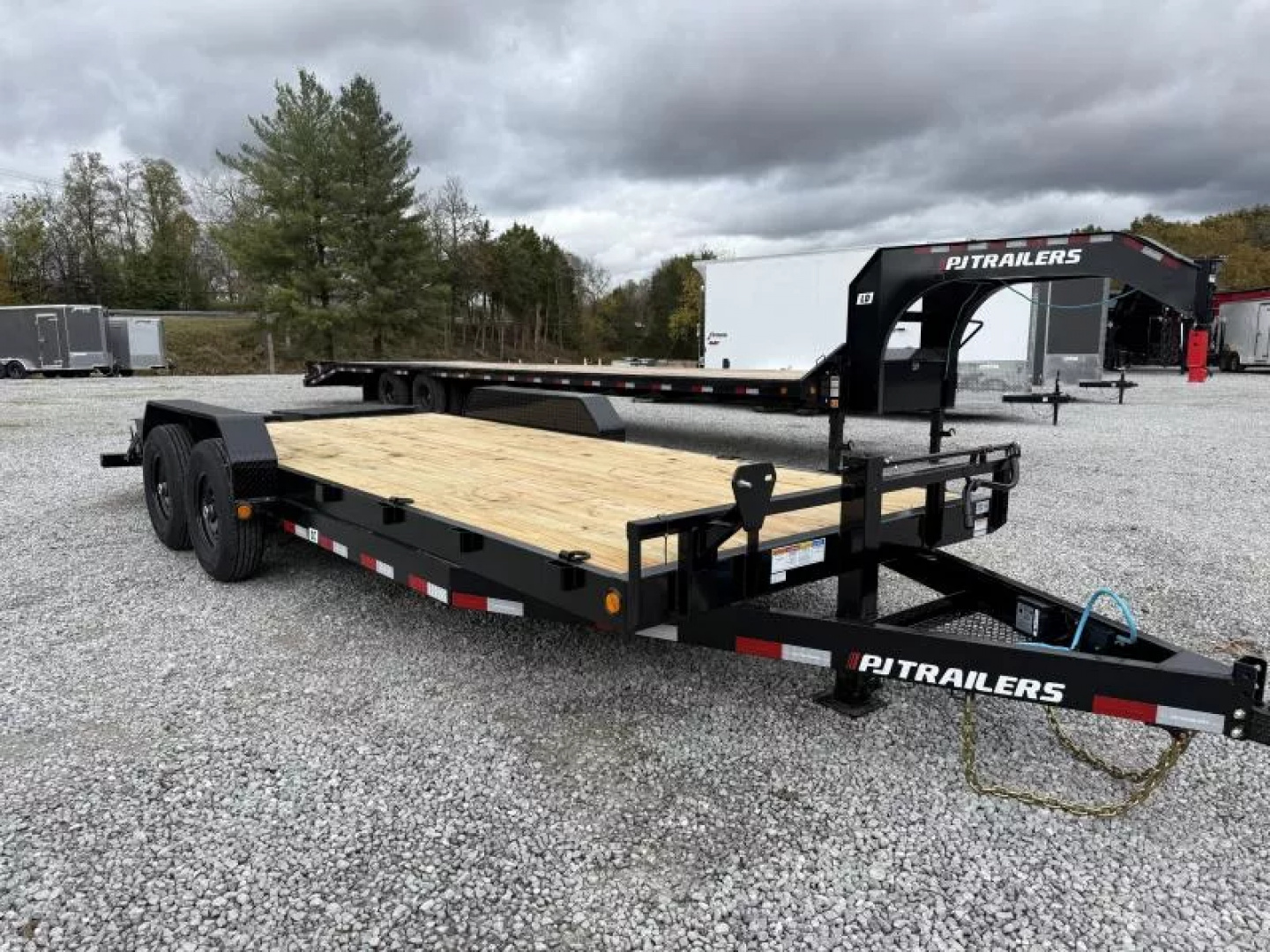 New 2026 PJ Trailers 7X20 EQUIPMENT TRAILER 14K GVWR (MEGA RAMPS) Equipment Trailer