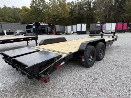 New 2026 PJ Trailers 7X20 EQUIPMENT TRAILER 14K GVWR (MEGA RAMPS) Equipment Trailer