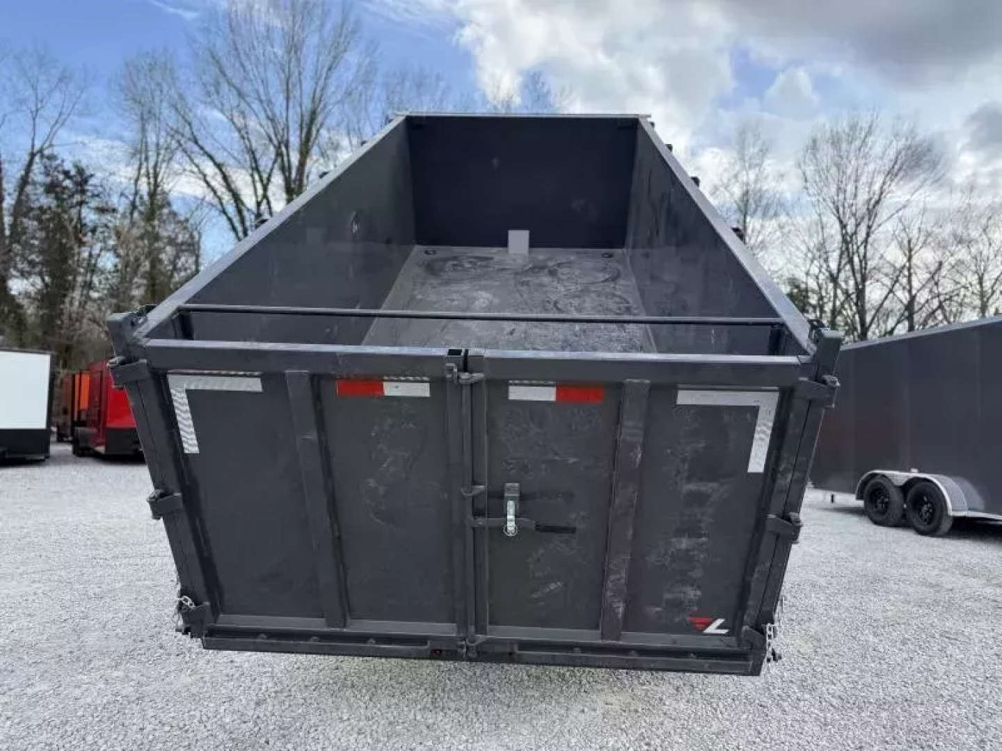 New 2026 Lamar 7x16  (4FT WALLS) DUMP TRAILER 16 GVWR Telescopic Dump