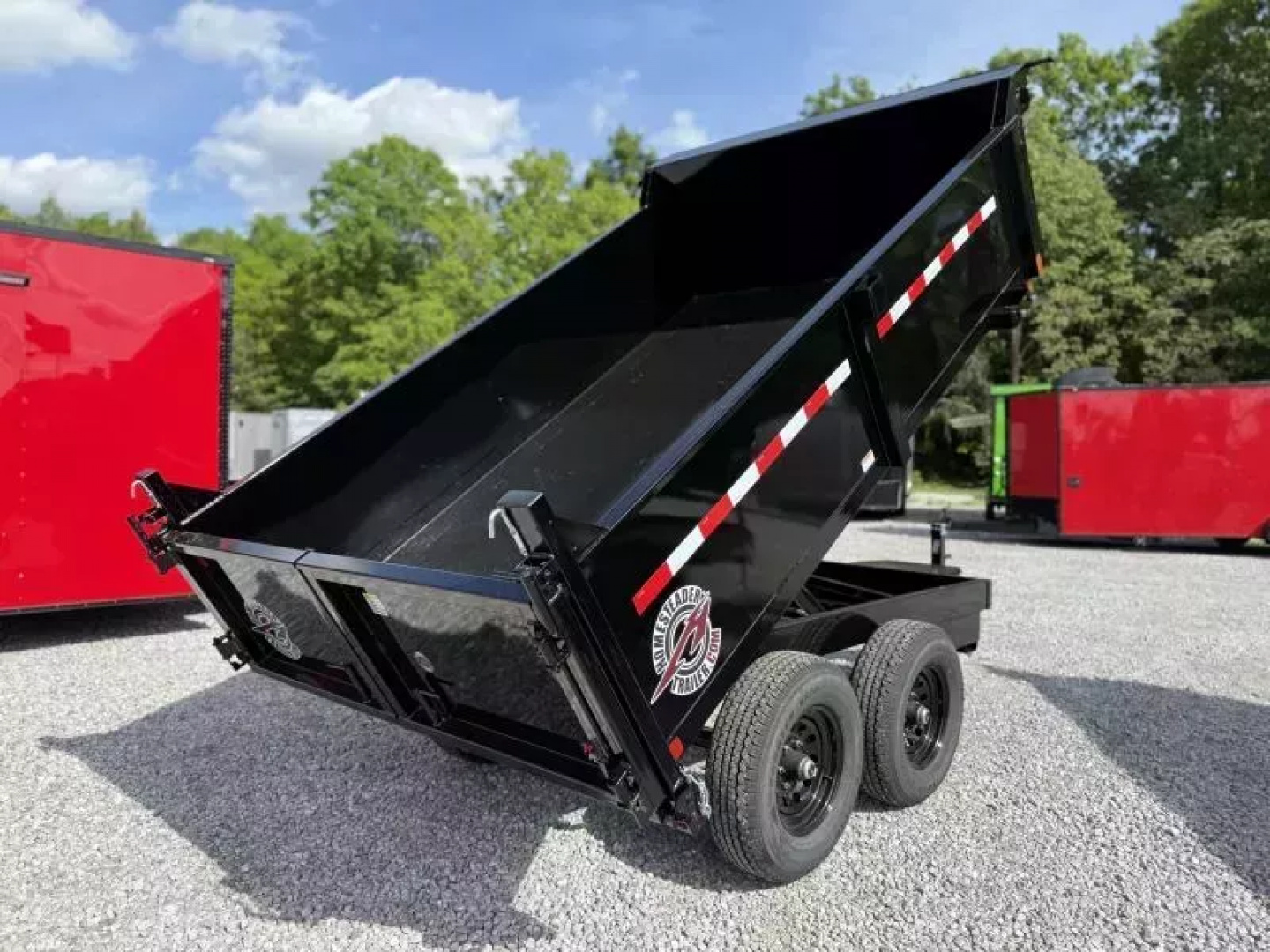 New 2026 Homesteader Trailers 6X10 MB Dump Trailer