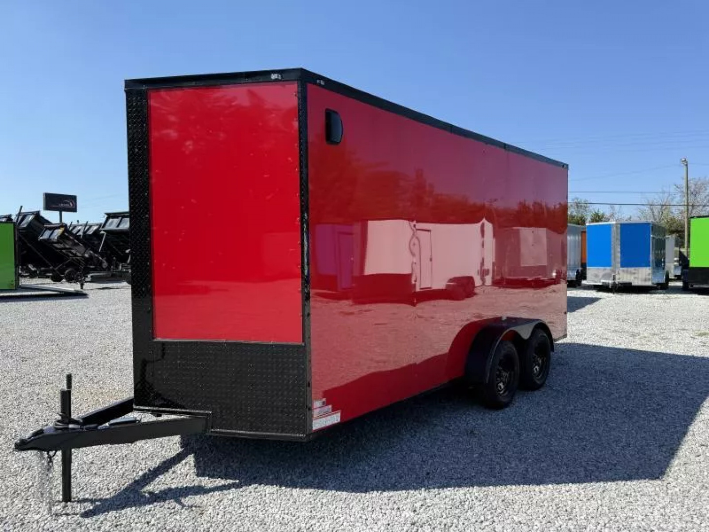 New 2026 Golden Cargo 7x16 TA (7.3 FT HT) Cargo / Enclosed Trailer BLACKOUT