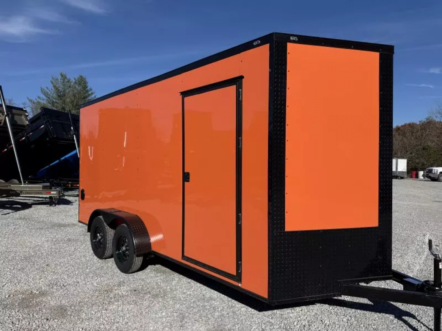 New 2026 Golden Cargo 7x16 TA (7.3 FT HT) Cargo / Enclosed Trailer BLACKOUT