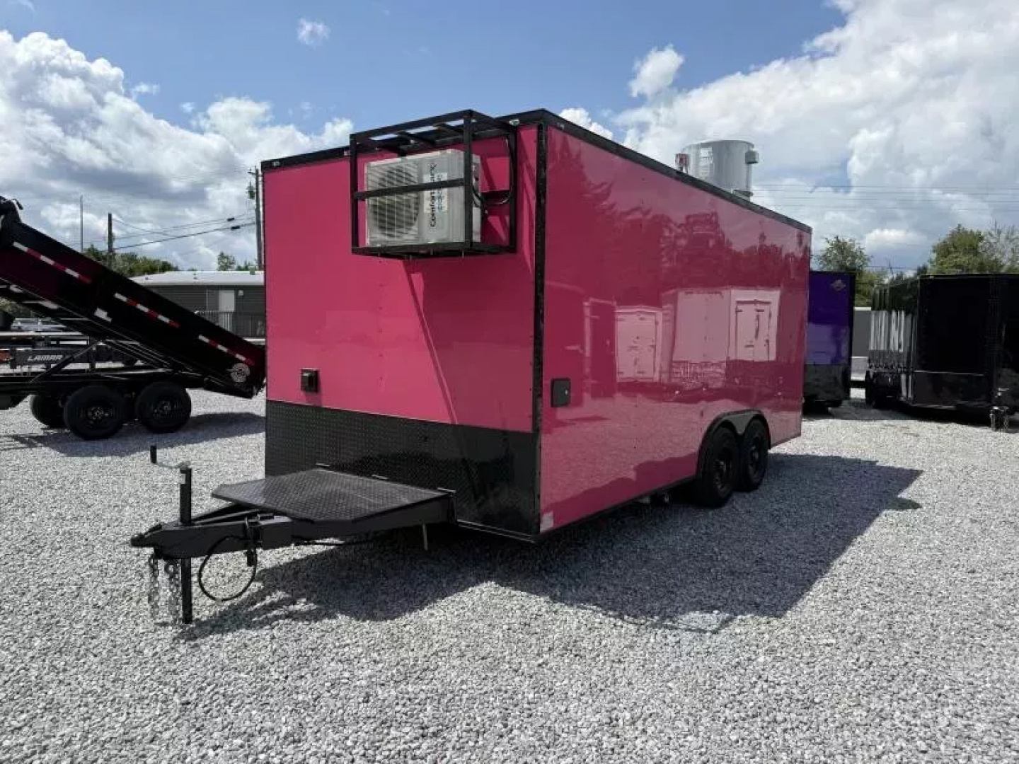 New 2026 Coast 2 Coast 8.5X18 TA CONCESSION TRAILER (FULLY EQUIPPED) BLACKOUT Vending / Concession Trailer