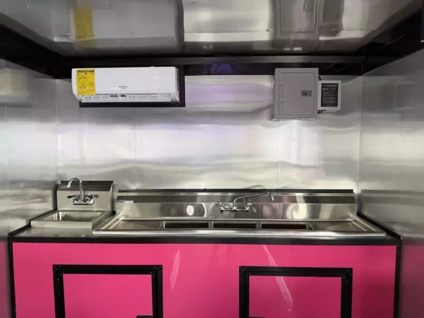 New 2026 Coast 2 Coast 8.5X18 TA CONCESSION TRAILER (FULLY EQUIPPED) BLACKOUT Vending / Concession Trailer