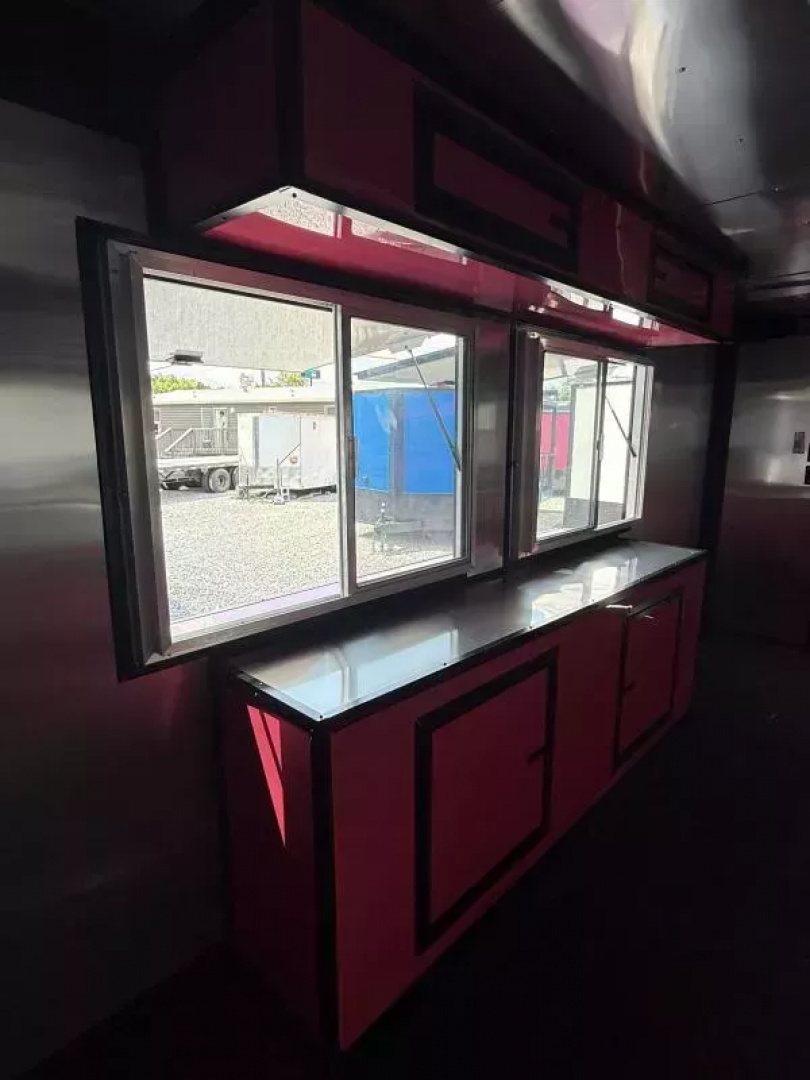 New 2026 Coast 2 Coast 8.5X18 TA CONCESSION TRAILER (FULLY EQUIPPED) BLACKOUT Vending / Concession Trailer