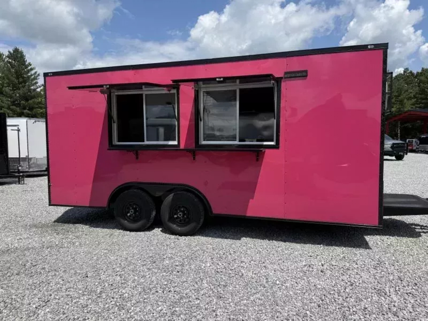 New 2026 Coast 2 Coast 8.5X18 TA CONCESSION TRAILER (FULLY EQUIPPED) BLACKOUT Vending / Concession Trailer