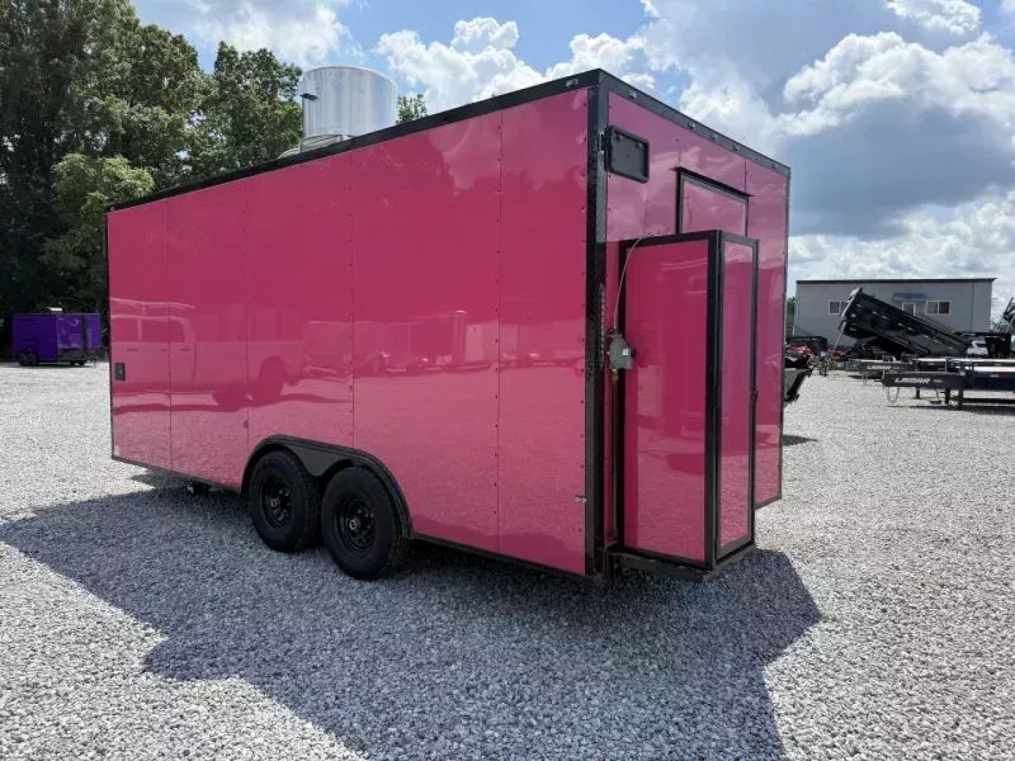 New 2026 Coast 2 Coast 8.5X18 TA CONCESSION TRAILER (FULLY EQUIPPED) BLACKOUT Vending / Concession Trailer