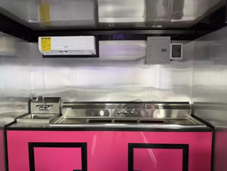 New 2026 Coast 2 Coast 8.5X18 TA CONCESSION TRAILER (FULLY EQUIPPED) BLACKOUT Vending / Concession Trailer