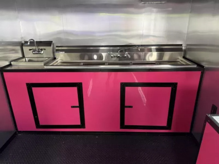 New 2026 Coast 2 Coast 8.5X18 TA CONCESSION TRAILER (FULLY EQUIPPED) BLACKOUT Vending / Concession Trailer