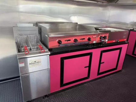 New 2026 Coast 2 Coast 8.5X18 TA CONCESSION TRAILER (FULLY EQUIPPED) BLACKOUT Vending / Concession Trailer