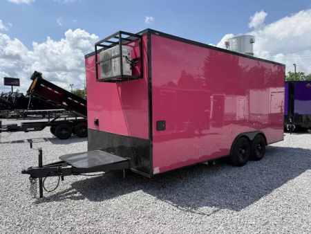 New 2026 Coast 2 Coast 8.5X18 TA CONCESSION TRAILER (FULLY EQUIPPED) BLACKOUT Vending / Concession Trailer