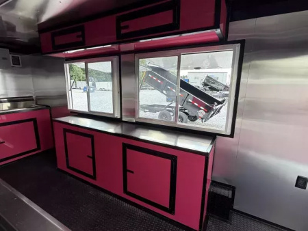 New 2026 Coast 2 Coast 8.5X18 TA CONCESSION TRAILER (FULLY EQUIPPED) BLACKOUT Vending / Concession Trailer