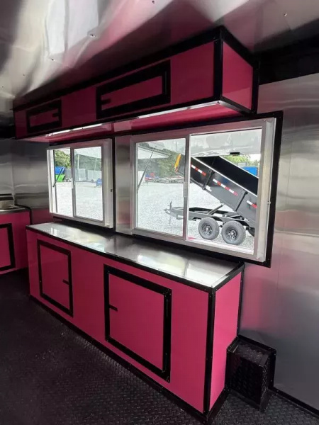 New 2026 Coast 2 Coast 8.5X18 TA CONCESSION TRAILER (FULLY EQUIPPED) BLACKOUT Vending / Concession Trailer