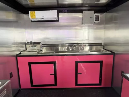 New 2026 Coast 2 Coast 8.5X18 TA CONCESSION TRAILER (FULLY EQUIPPED) BLACKOUT Vending / Concession Trailer