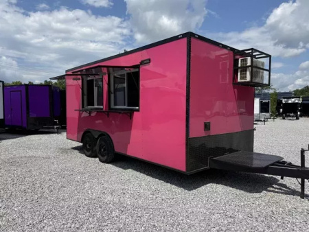 New 2026 Coast 2 Coast 8.5X18 TA CONCESSION TRAILER (FULLY EQUIPPED) BLACKOUT Vending / Concession Trailer