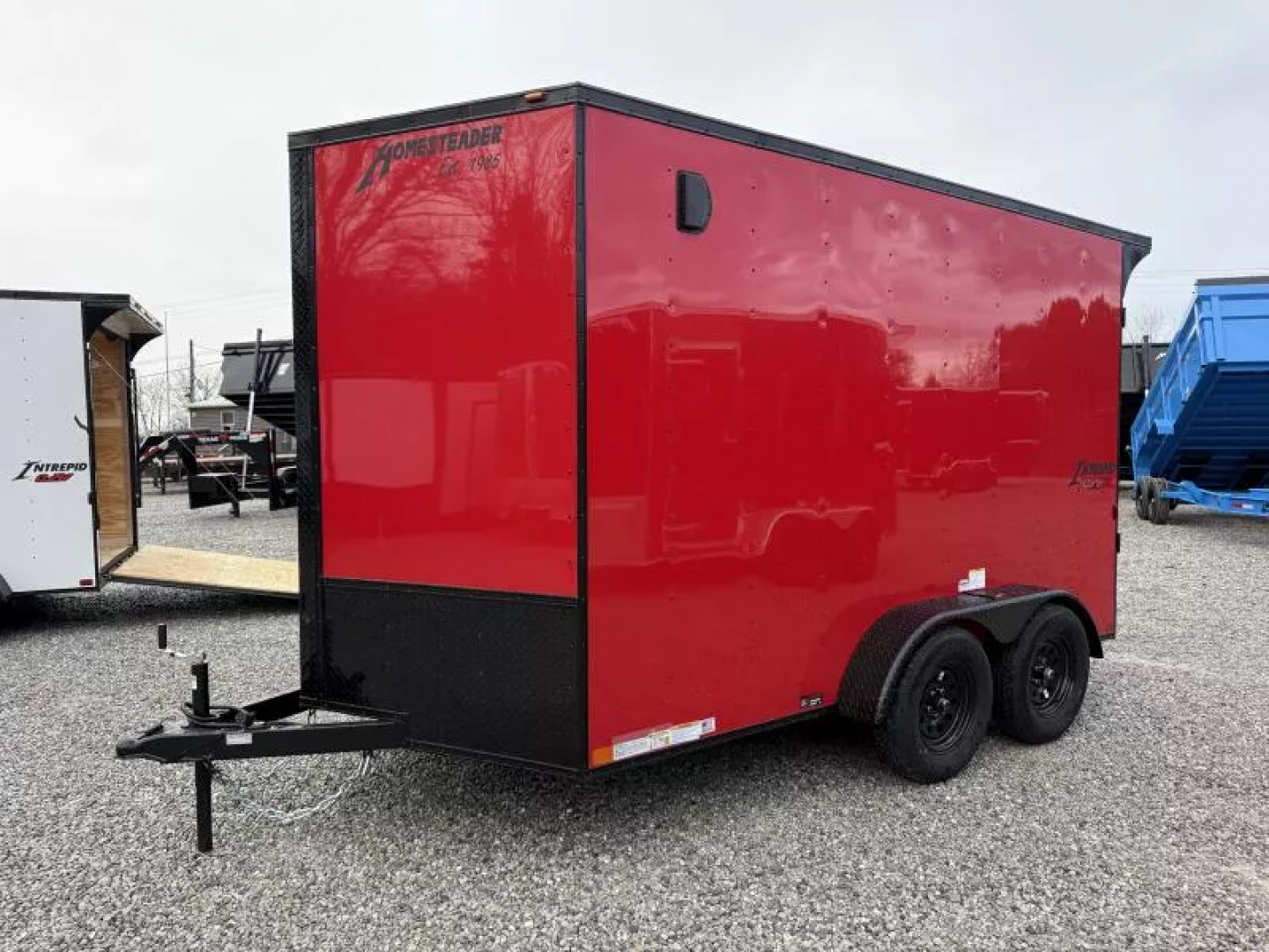 New 2026 Homesteader Trailers 7X12 IT OHV BLACKOUT (SPOILER) Cargo / Enclosed Trailer