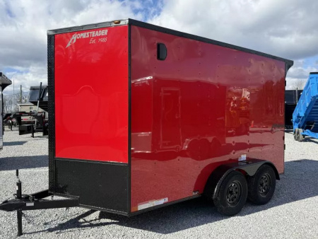 New 2026 Homesteader Trailers 7X12 IT OHV BLACKOUT (SPOILER) Cargo / Enclosed Trailer