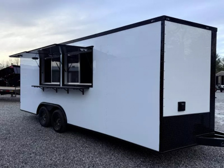 New 2026 Coast 2 Coast 8.5X20 TA CONCESSION TRAILER BLACKOUT Vending / Concession Trailer