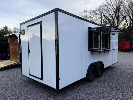 New 2026 Coast 2 Coast 8.5X20 TA CONCESSION TRAILER BLACKOUT Vending / Concession Trailer