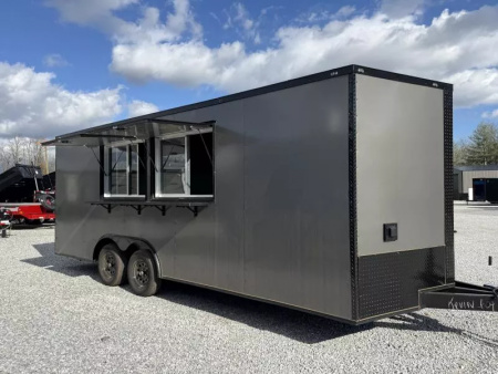 New 2026 Coast 2 Coast 8.5X20 TA CONCESSION TRAILER BLACKOUT Vending / Concession Trailer