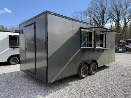 New 2026 Coast 2 Coast 8.5X20 TA CONCESSION TRAILER BLACKOUT Vending / Concession Trailer