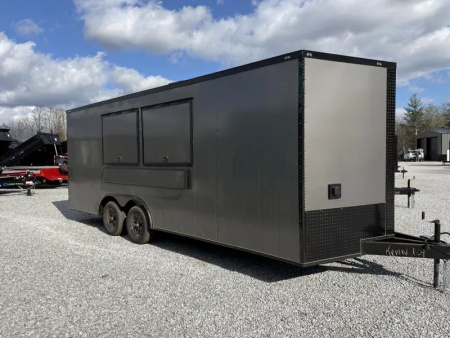 New 2026 Coast 2 Coast 8.5X20 TA CONCESSION TRAILER BLACKOUT Vending / Concession Trailer