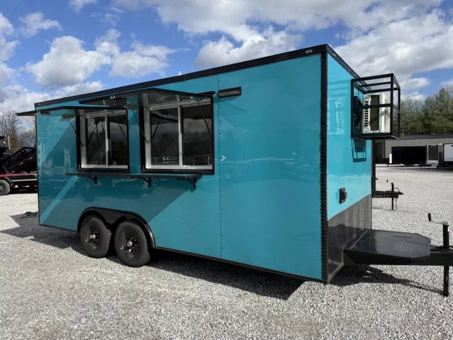 New 2026 Coast 2 Coast 8.5X18 TA CONCESSION TRAILER (FULLY EQUIPPED) BLACKOUT Vending / Concession Trailer