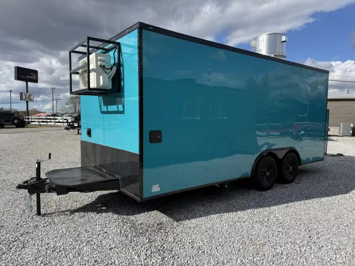 New 2026 Coast 2 Coast 8.5X18 TA CONCESSION TRAILER (FULLY EQUIPPED) BLACKOUT Vending / Concession Trailer