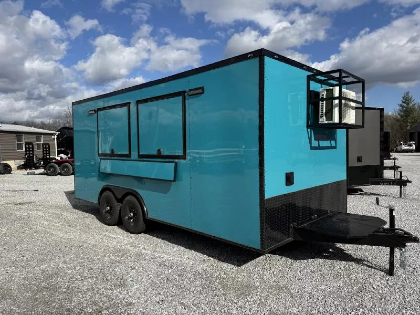 New 2026 Coast 2 Coast 8.5X18 TA CONCESSION TRAILER (FULLY EQUIPPED) BLACKOUT Vending / Concession Trailer