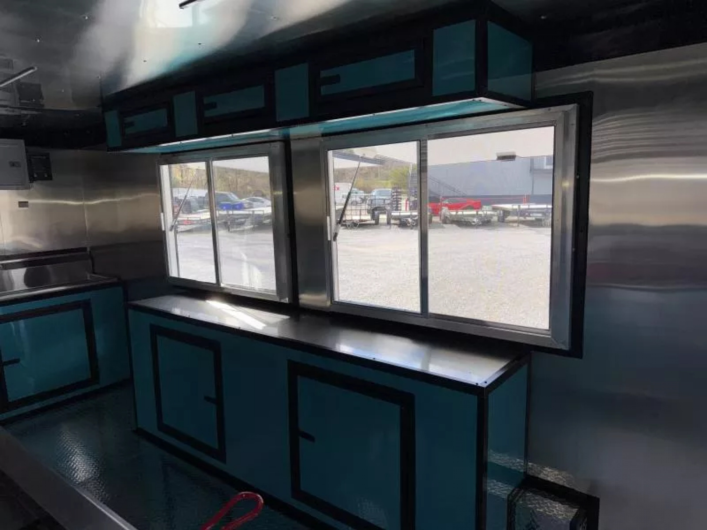 New 2026 Coast 2 Coast 8.5X18 TA CONCESSION TRAILER (FULLY EQUIPPED) BLACKOUT Vending / Concession Trailer