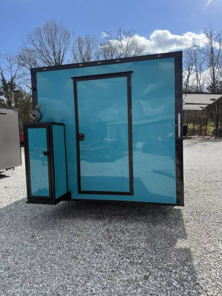 New 2026 Coast 2 Coast 8.5X18 TA CONCESSION TRAILER (FULLY EQUIPPED) BLACKOUT Vending / Concession Trailer