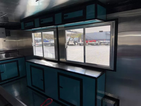 New 2026 Coast 2 Coast 8.5X18 TA CONCESSION TRAILER (FULLY EQUIPPED) BLACKOUT Vending / Concession Trailer