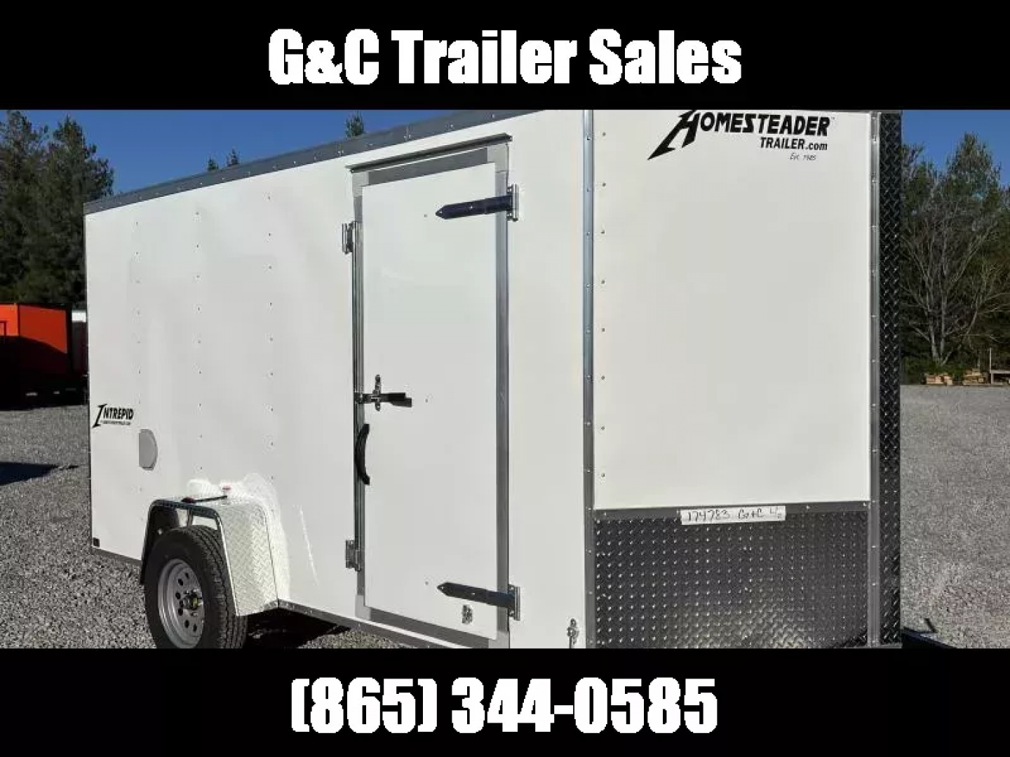 New 2026 Homesteader Trailers 6X12 IS Enclosed Cargo Trailer