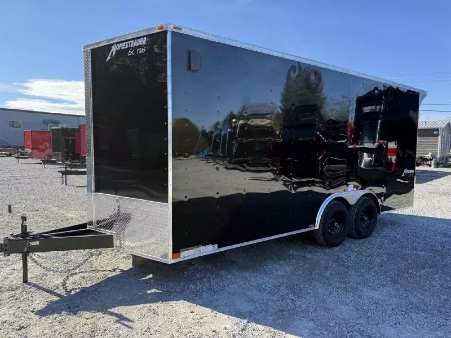 New 2026 Homesteader 8.5X18 IH (7FT HT) 10K GVWR Car / Racing Trailer