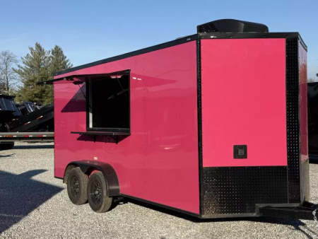 New 2026 Coast 2 Coast 7X16 CONCESSION TRAILER FULLY EQUIPPED/FIRE SUPPRESSION   Vending / Concession Trailer