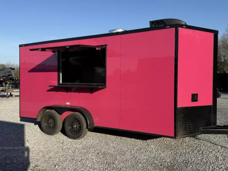 New 2026 Coast 2 Coast 7X16 CONCESSION TRAILER FULLY EQUIPPED/FIRE SUPPRESSION   Vending / Concession Trailer