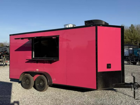 New 2026 Coast 2 Coast 7X16 CONCESSION TRAILER FULLY EQUIPPED/FIRE SUPPRESSION   Vending / Concession Trailer