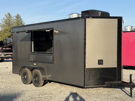 New 2026 Coast 2 Coast 7X16 CONCESSION TRAILER FULLY EQUIPPED/FIRE SUPPRESSION   Vending / Concession Trailer