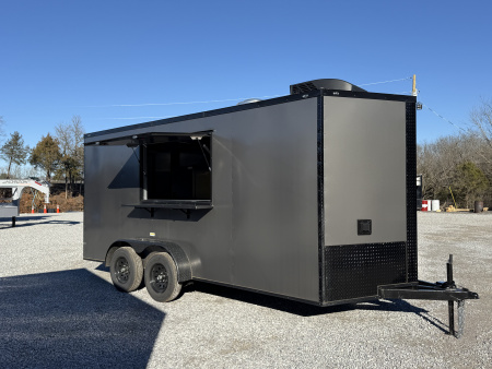 New 2026 Coast 2 Coast 7X16 CONCESSION TRAILER FULLY EQUIPPED/FIRE SUPPRESSION   Vending / Concession Trailer