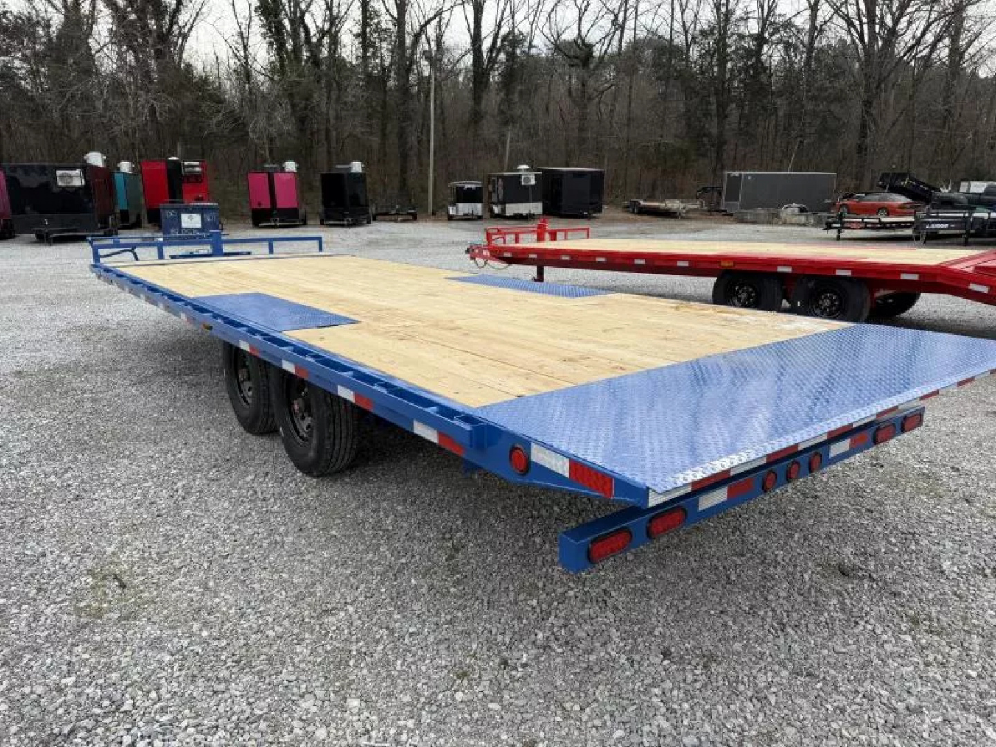 New 2026 PJ Trailers 102X24 DECK-OVER 22’ TILT 16K GVWR Tilt Trailer