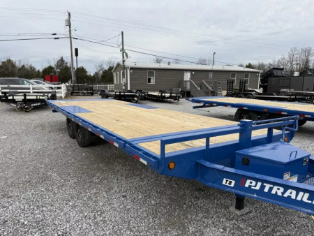 New 2026 PJ Trailers 102X24 DECK-OVER 22’ TILT 16K GVWR Tilt Trailer